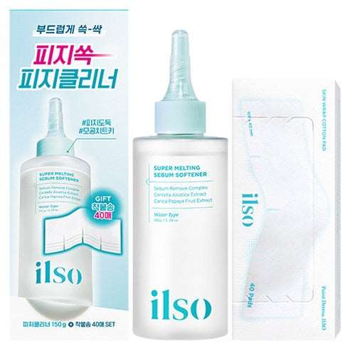 So Super Melting Set Beom Soft Neo 150 g + Chakbut Cotton Paedeu 40 Sheets Gihoek Set , 1 Pack (일소 슈퍼 멜팅 세범 소프트너 150g + 착붙코튼 패드 40매 기획세트, 1개)