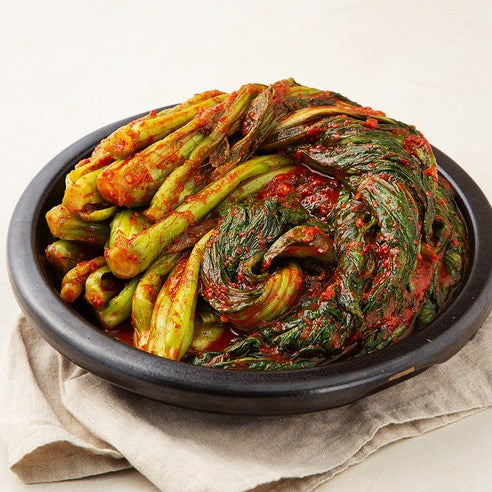 Sinyeongsikpum Jeongdameun Mustard Greens Kimchi , 3.5 kg, 1 Bag (신영식품 정담은 갓김치, 3.5kg, 1봉)
