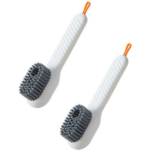 Deojaka All-in-One Dayong Undonghwa Cheongsosol 4.5 x 17 cm, White , 2 Pack (더자카 다용 운동화 청소솔)