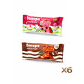 Benopeu Protein Ba Strawberry Cheese + Cheongkichokolrit Honhapguseong , 6 Pack , 50 g (베노프 바 청키초콜릿 혼합구성)
