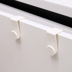 Ju & Ji Dayong Singkeudae Jubang Whoo Keu , White , 2 Pack (주앤지 다용도 싱크대 주방 후크, 화이트, 2개)