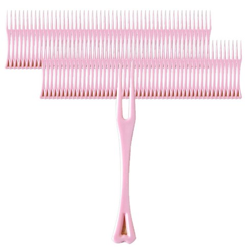 Hateu Mini Fork Pink , 100 Pack , 1 Set (하트미니포크 핑크, 100개입, 1세트)