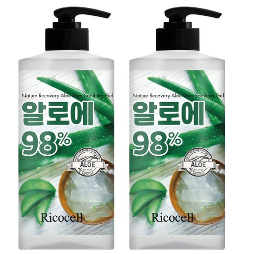 Rikosel Cheo Rikeobeori Al Suding Jel Ekseu , 1 L, 2 Pack (리코셀 처 리커버리 알 수딩 젤 엑스)