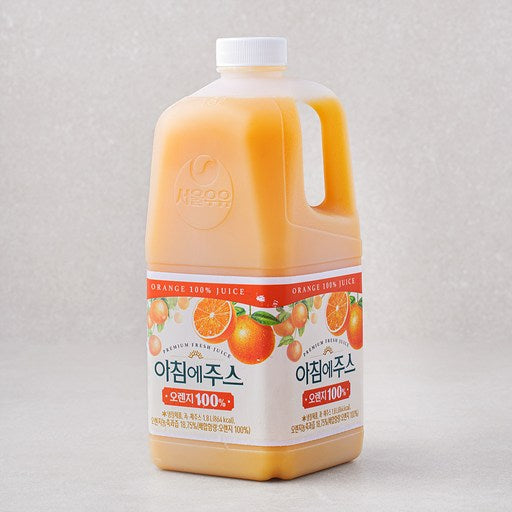 Morning Juseu Orange , 1.8 L, 1 Pack (주스)
