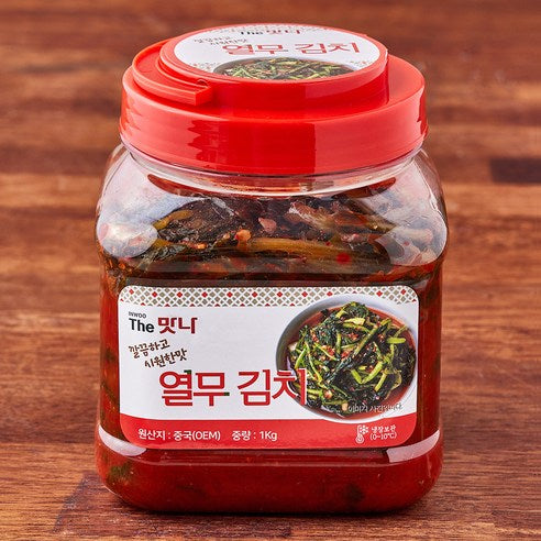 Deo Flavor Na Yeolmu Kimchi , 1 kg, 1 Pack (더맛나 열무김치, 1kg, 1개)