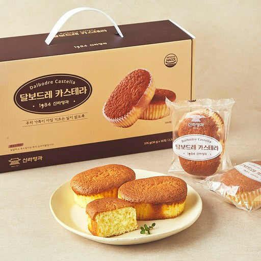 Shilla Bakery Dalbodeure Kaseutera , 576 g, 1 Box (달보드레 카스테라)