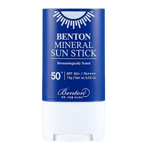 Benteun Mugijacha Seon Stick SPF 50+ PA++++, 1 Pack , 15 g (벤튼 무기자차 선)
