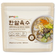 Gomgom Alyuksu 4 g 40 Pack , 160 g, 1 Pack (곰곰 한알육수 4g 40입, 160g, 1개)