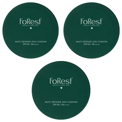 Green Pinggeo Packets Reseuteu Meoltidipenseu Seonkusyeon SPF 50+ PA++++, 13 g, 3 Pack (핑거 레스트 멀티디펜스 선쿠션)