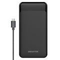 Seumatek 3 Packets Teu Yeohaengyong Dongsi Charging Large Size Bojo Pear Teori 20000 mAh USB-C / USB + Cable , Black , STPB-GB 2 (스마텍 3포트 여행용 동시충전 대용량 보조배터리 20000mAh C타입 / USB + 케이블, 블랙, STPB-GB2)