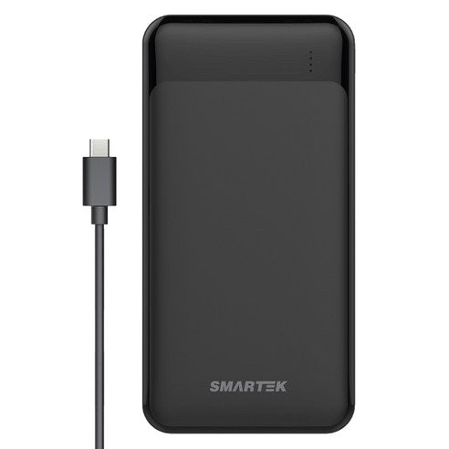 Seumatek 3 Packets Teu Yeohaengyong Dongsi Charging Large Size Bojo Pear Teori 20000 mAh USB-C / USB + Cable , Black , STPB-GB 2 (스마텍 3포트 여행용 동시충전 대용량 보조배터리 20000mAh C타입 / USB + 케이블, 블랙, STPB-GB2)