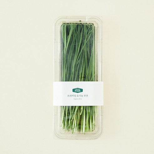 Organic Korean Chive , 150 g, 1 Pack (프리미엄 유기농 부추, 150g, 1개)
