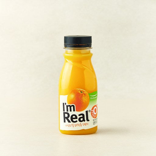 Aimrieol Sunsuchakjeup Orange Juseu , 190 ml, 1 Pack (아임리얼 순수착즙 주스)