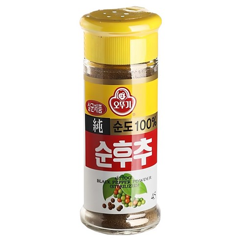 Ottogi Sun Whoo Chu , 45 g, 1 Pack (오뚜기 순후추, 45g, 1개)