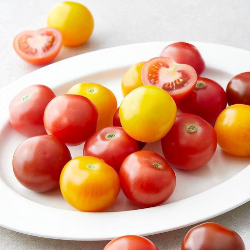 Gwangsiknong Sheets Kakte Tomato , 700 g, 1 Pack (광식이농장 칵테일토마토, 700g, 1팩)