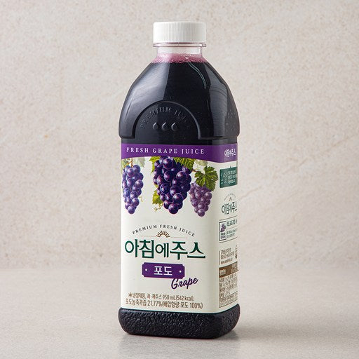 Morning Juseu Grape Juseu , 950 ml, 1 Pack (주스)