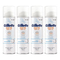 Gillette Toner Tek Swebing Foam , 245 g, 4 Pack (텍 쉐빙)