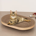 Komet Pet Goyang Syopa Seukeuraechyeo , Tawonhyeong , 1 Pack (코멧 펫 고양 쇼파 스크래쳐 타원형)