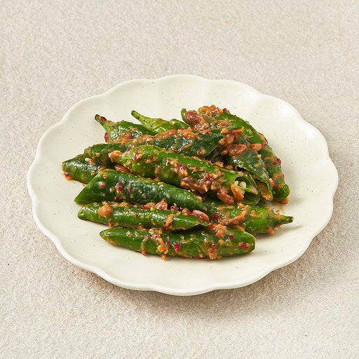 Siktakwisagye Nokseon Cucumber Gochu Doenjang Muchim , 120 g, 1 Pack (식탁위사계 녹선 고추 무침)