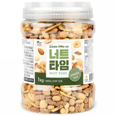 Haemalkeumpudeu Neoteutaim Green Mikseuneot , 1 kg, 1 Pack (해맑음푸드 너트타임 그린 믹스넛, 1kg, 1개)