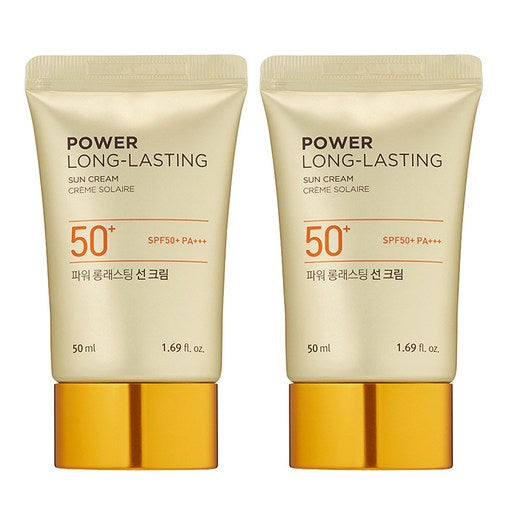 Deopeseusyap Naechureol Ko Pawo Rongraeseuting Sunscreen SPF 50+ PA+++, 50 ml, 2 Pack (더페스샵 내추럴 코 파워 롱래스팅)