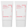 Niseupeuri Toneop No Set Beom Seonseukeurin EX SPF 50+ PA++++, 60 ml, 2 Pack (니스프리 톤업 노 범 선스크린)
