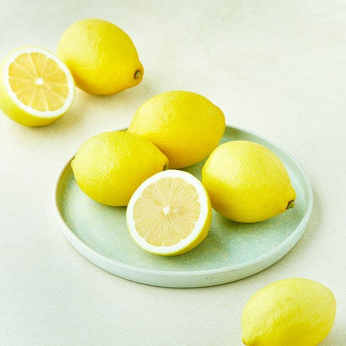 GuamPick Organic Injeung Jeju Lemon , 1 Pack , 1 kg (곰곰 유기농 인증 제주 레몬, 1개, 1kg)
