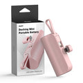 Nuateu 2 in 1 Kinghyeong Mini Bojo Pear Teori 5000 mAh Aepeul 8 Pin USB-C , USR-BAT 5000, Pink (누아트 2in1 도킹형 미니 보조배터리 5000mAh 애플8핀 C타입, USR-BAT5000, 핑크)