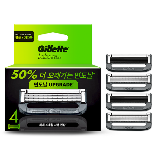 Gillette Raepseu Deep Cleansing Ba Noodles Nal , 4 Pack , 1 Pack (랩스 바 날)