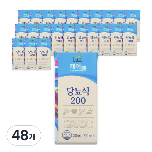 Care Wel Dangnyosik 200, 200 ml, 48 Pack (웰 당뇨식)