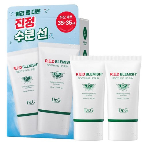 Dakteoji Redeu Beulremiswi Suding Eop Sunscreen SPF 50+ PA++++, 35 ml, 2 Pack (닥터지 레드 블레미쉬 수딩 업)