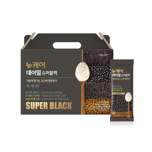 Nyukeeo Demil Syupeobeulraek Seonsikru , 980 g, 1 Pack (뉴케어 데밀 슈퍼블랙 선식루)