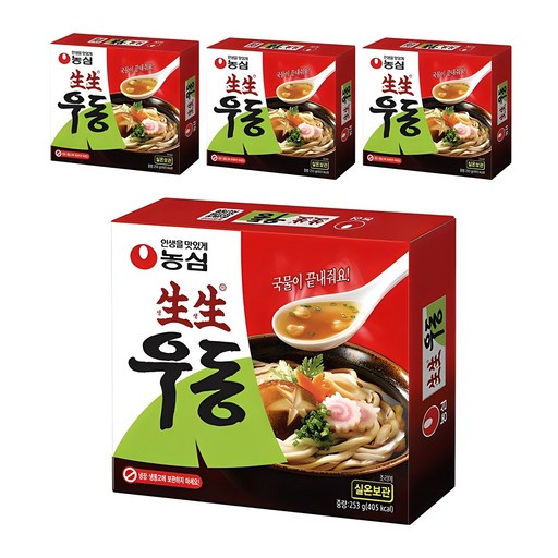 Saengsaeng Udon , 253 g, 4 Pack (생생)
