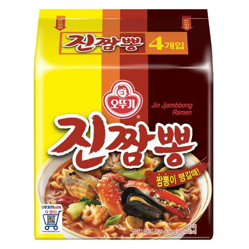 Ottogi Jin Jjamppong 130 g, 4 Pack