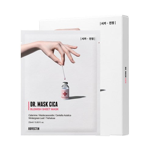 Bektin Sika Soothing Mask Pack , 5 Pack Pack , 1 Pack (로벡틴 시카 진정 마스크팩, 5개입, 1개)