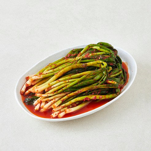 Our Ttangnoldeon Jeonra Pa Kimchi , 1 kg, 1 Pack (우리땅에놀던 전라도 파김치, 1kg, 1개)