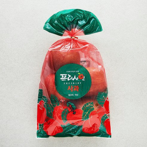 Peuresyain Apple , 1 kg( So , 6 Pack Nae ), 1 Bag (프레샤인 사과, 1kg(소과, 6입내), 1봉)