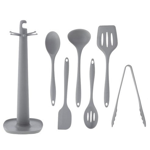 Comet Silrikon Jorigu 7 Types Set , Geure , 1 Set (코멧 실리콘 조리도구 7종 세트, 그레이, 1세트)