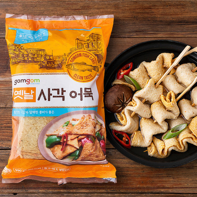 GuamPick Yetnal Square Fish Cake ( Chilled ), 990 g, 1 Pack (옛날)