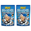 Bapeu Cookie & Cream Amondeu , 120 g, 2 Pack (바프 쿠키 앤 크림 아몬드, 120g, 2개)