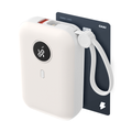 Bauato Packets Ketswil PD 22.5 W Gosok Pack Chulryeok Cable Chehyeong Mini Bojo Pear Teori 10000 mah, Abori , Abori (바우아토 포켓쉴 PD 22.5W 고속 입출력 케이블 일체형 미니 보조배터리 10000mah, 아이보리, 아이보리)