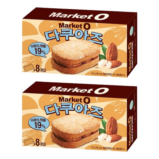 Orion Maket O Dakuajeu , 176 g, 2 Pack (마켓 오 다쿠아즈)