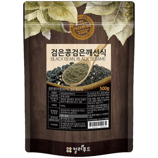 colorfood Geomeunkong Geomeunkkae Seonsik , 500 g, 1 Pack (검은콩 검은깨 선식)