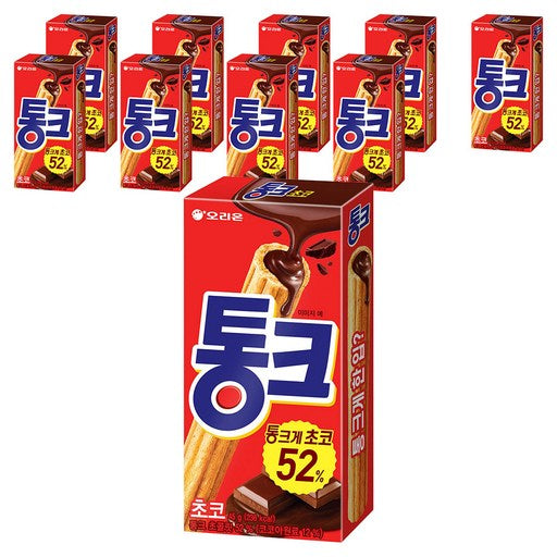 Orion Whole Keu Choko , 45 g, 10 Pack (크 초코)