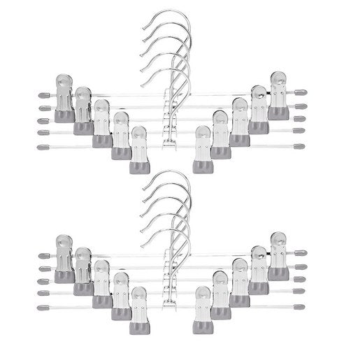 Comet Hom Nonseulrip Koting Hoejeonhyeong Chimabajigeol , Geure , 10 Pack (코멧 홈 논슬립 코팅 회전형 치마바지걸이, 그레이, 10개)