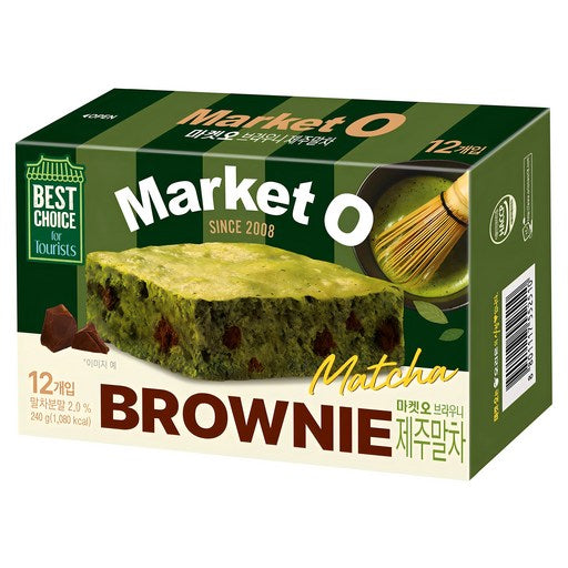 Maketo Beurauni Jeju Malcha , 240 g, 1 Pack (마켓오 브라우니 말차)