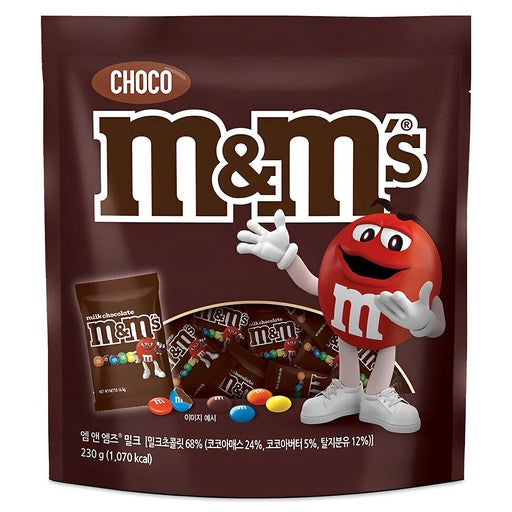 Em & Emjeu Milkeu Peonsajeu , 230 g, 1 Pack (엠 엠즈 밀크 펀사즈)