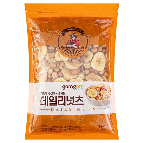 Gomgom Derineotcheu , 1 kg, 1 Pack (곰곰 데일리넛츠, 1kg, 1개)