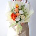 Mori & Johwa Kasabeulrangka Binukkotdabal So , Yellow , 1 Pack (모리 조화 카사블랑카 비누꽃다발 소)