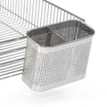 Comet Kichin Geolhyeong Seuteinriseu Cutlery Whole , 1 Pack (코멧 키친 걸이형 스테인리스 수저통, 1개)